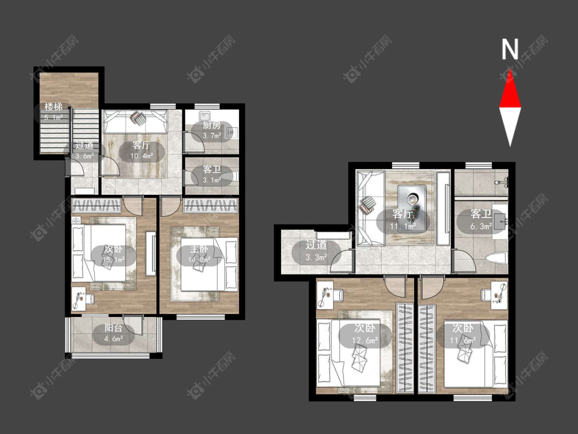 常州勤业一二三村在售二手房源户型图_小牛看房
