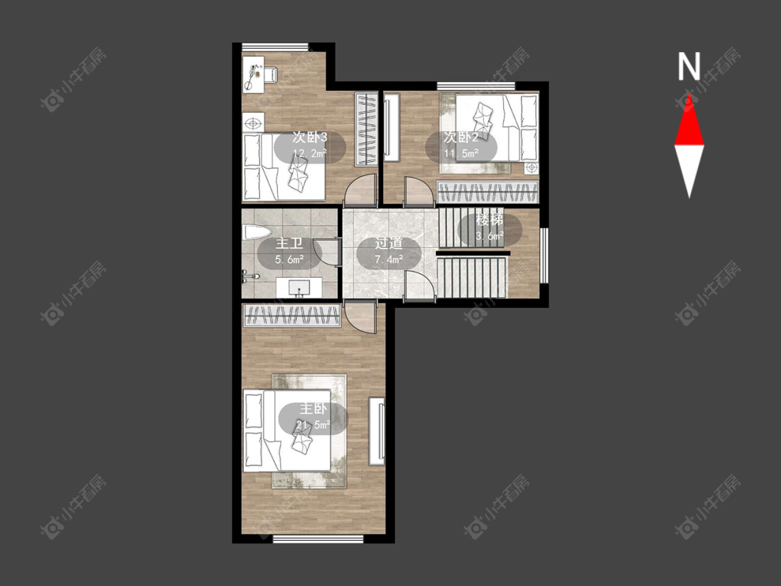 常州圩塘新村二村在售二手房源户型图_小牛看房