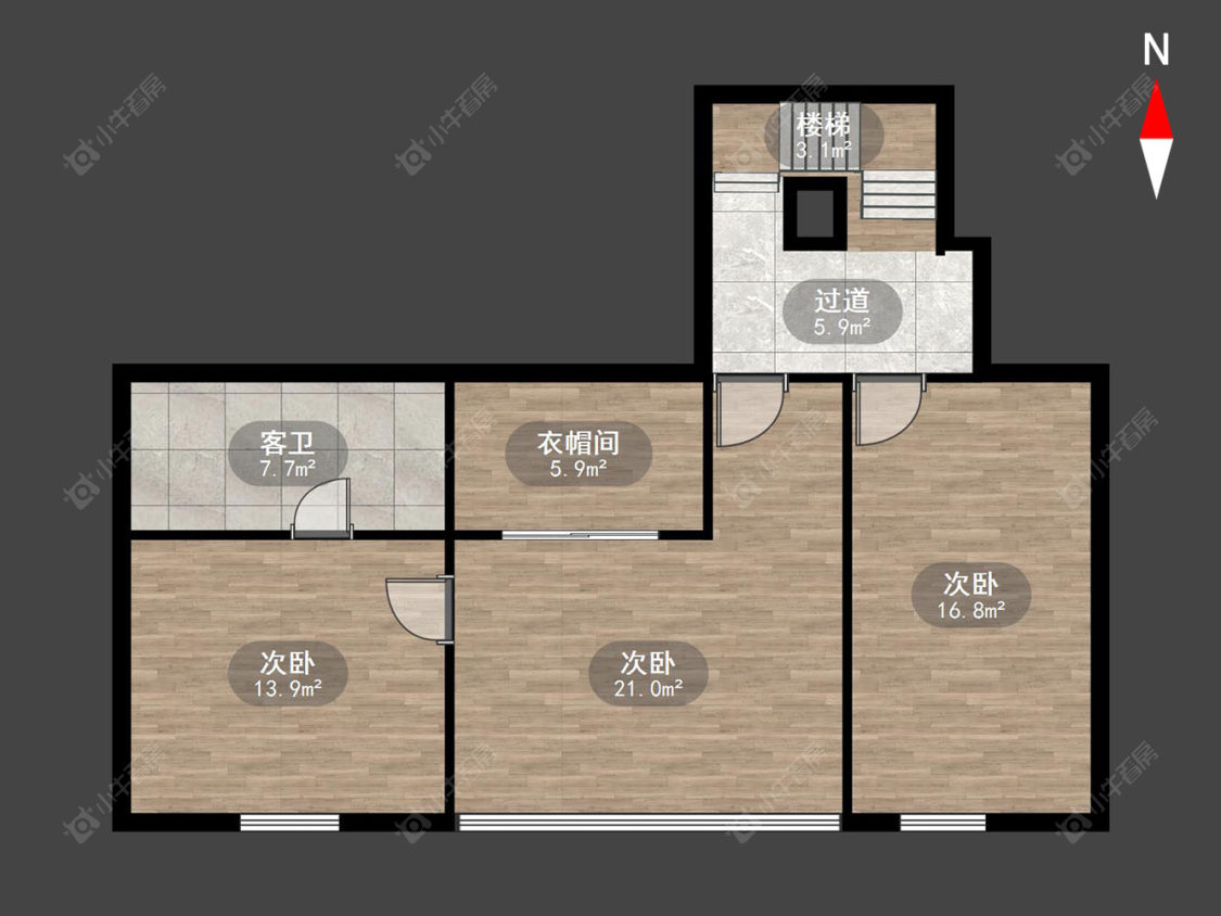 常州路劲城三期在售二手房房源户型图_小牛看房