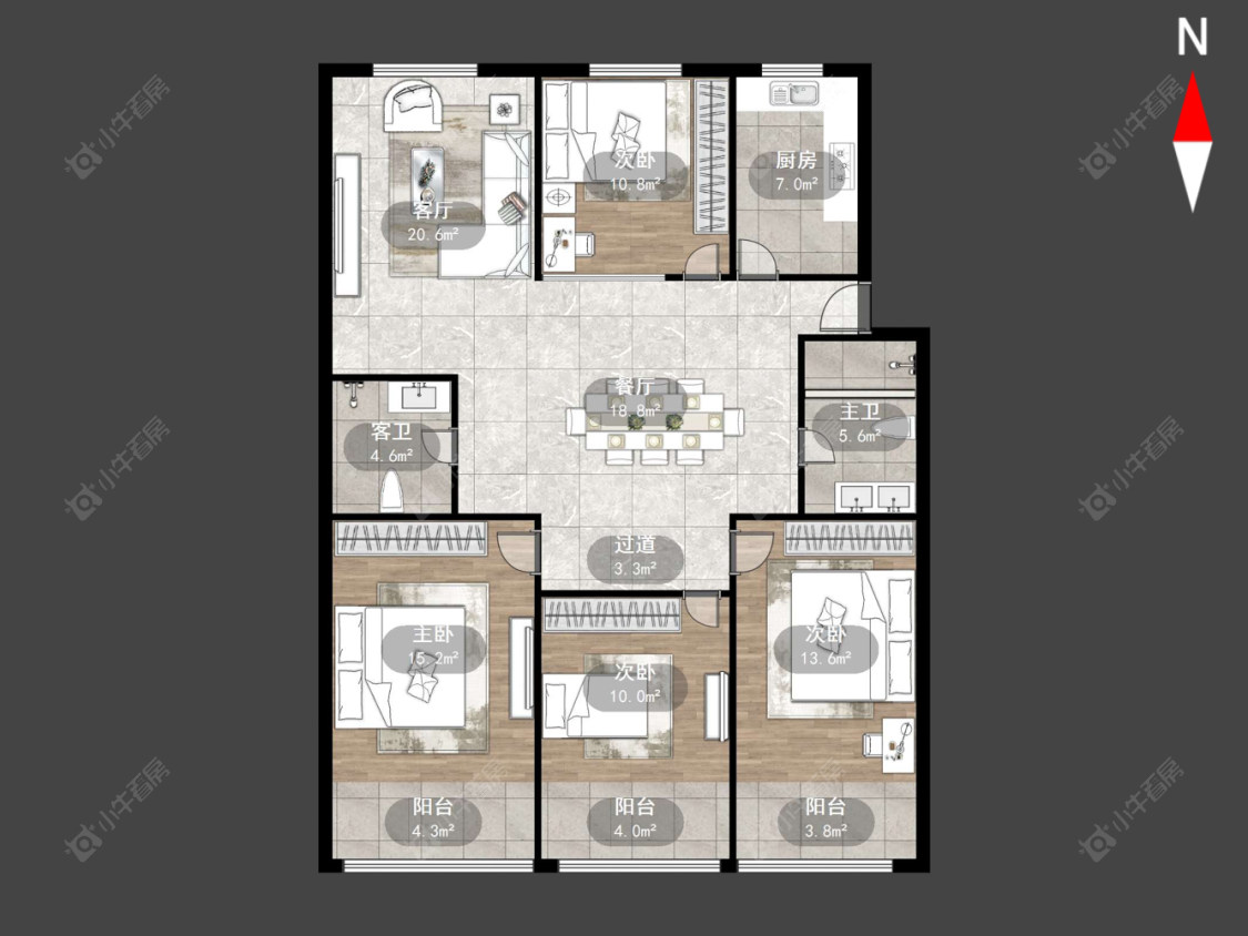 常州兰陵公寓在售二手房源户型图_小牛看房