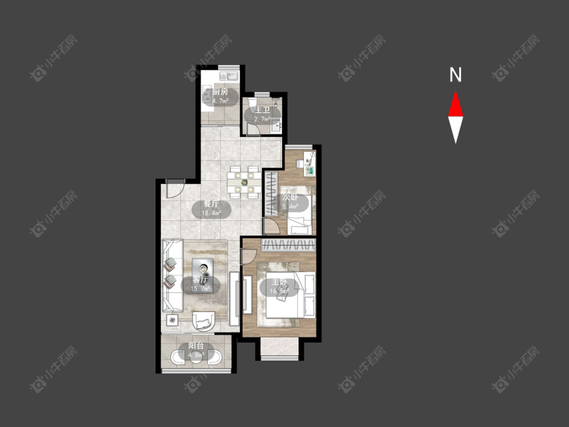 常州吟枫苑西区在售二手房源户型图_小牛看房