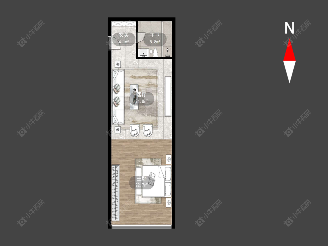 常州荣盛曼哈顿广场在售二手房源户型图_小牛看房