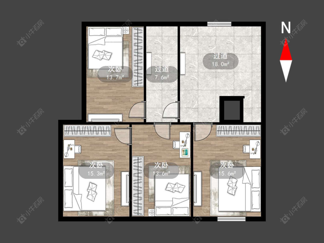 常州菊花新村在售二手房源户型图_小牛看房