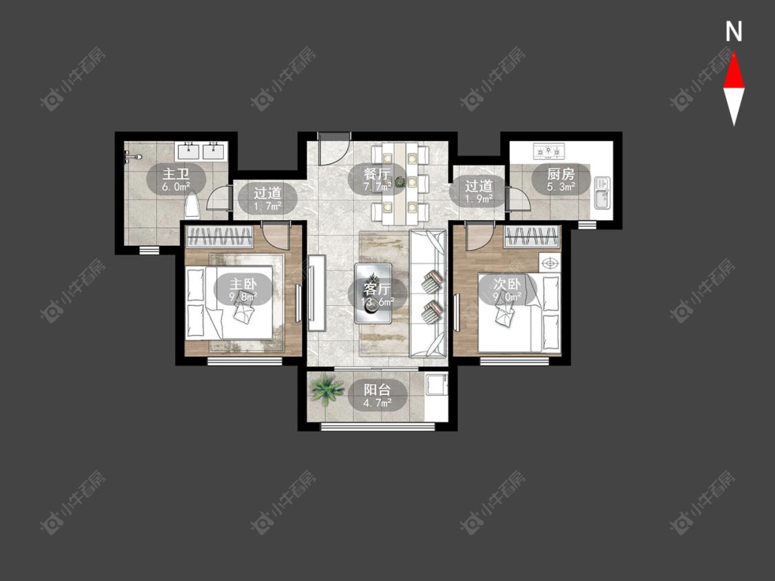 常州青枫公馆在售二手房房源户型图_小牛看房