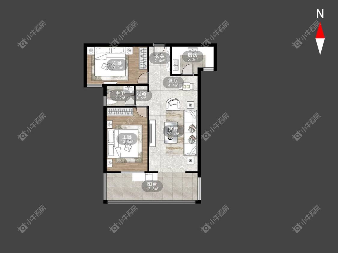 雨润城房源室内图 常州雨润城在租房源室内图_小牛看房