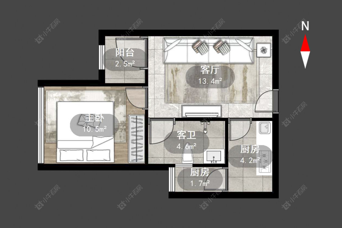 星河国际五区房源户型图 常州星河国际五区在售二手房房源户型图_小牛看房