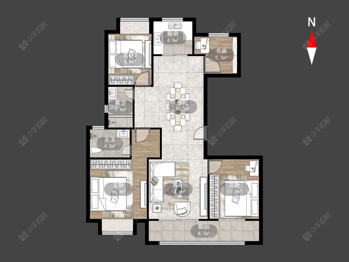 常州华润紫云府在售二手房源户型图_小牛看房