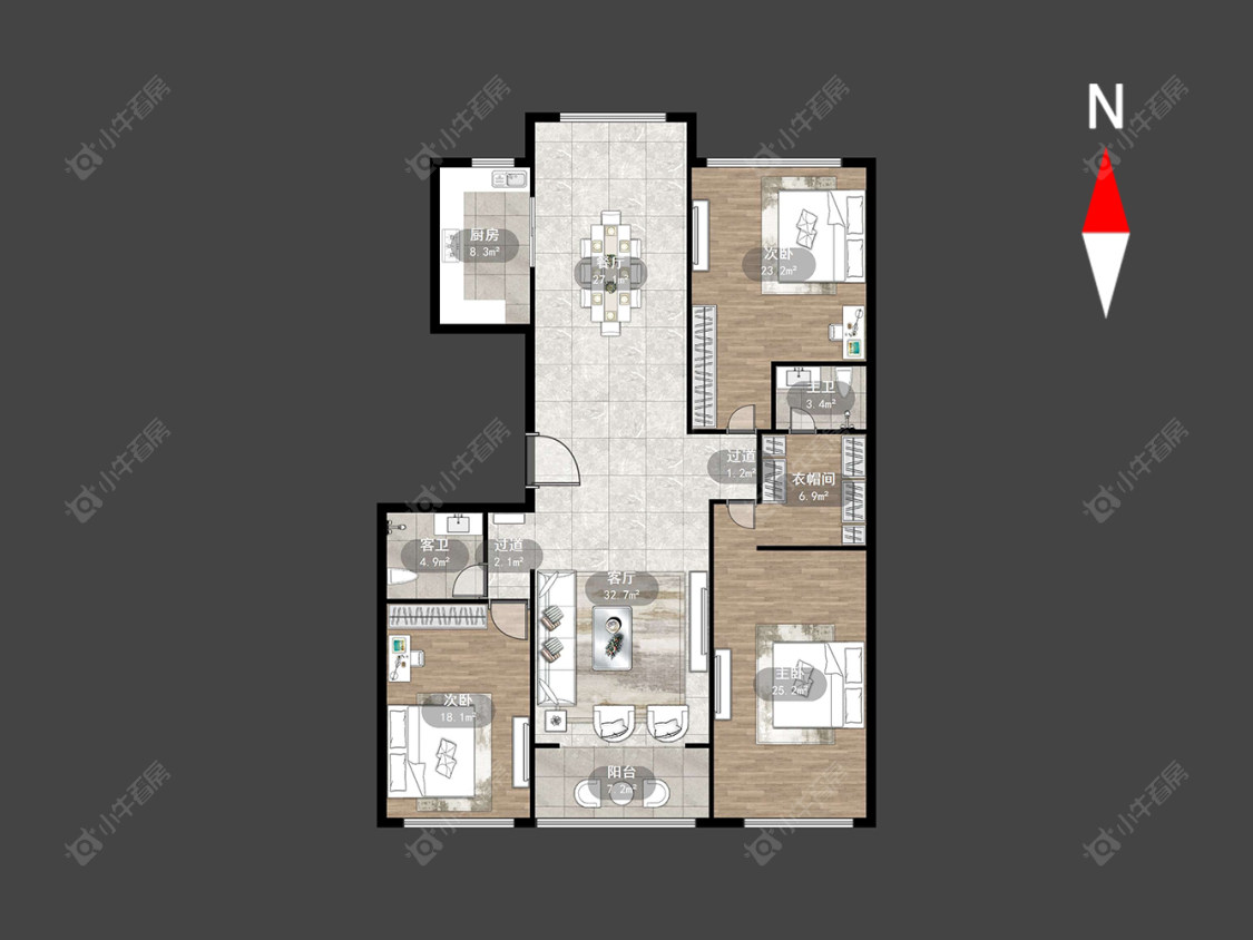 常州龙湖原山在售二手房源户型图_小牛看房