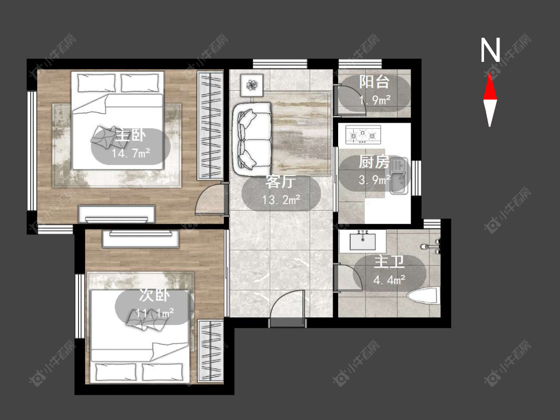 光华世家房源户型图 常州光华世家在售二手房源户型图_小牛看房