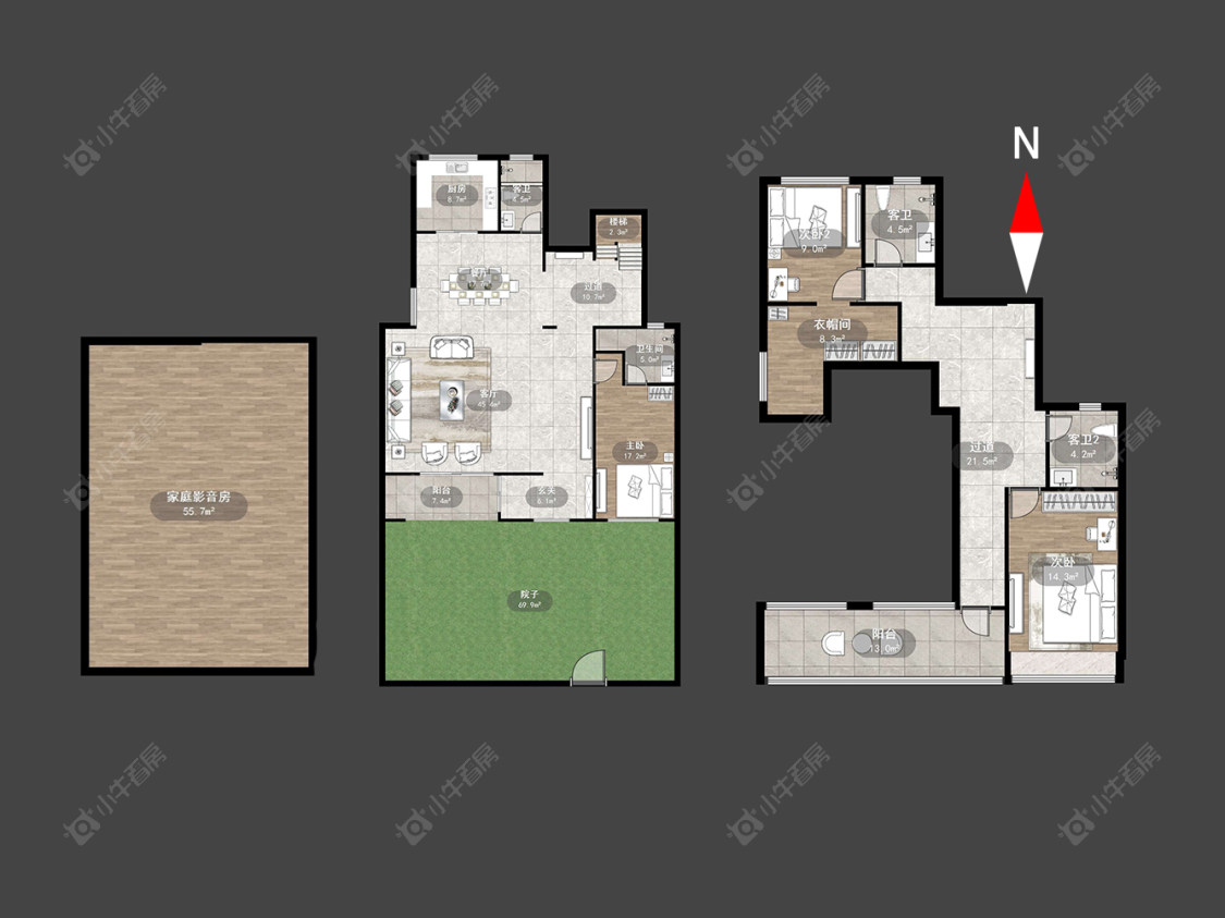 常州龙信臻园在售二手房源户型图_小牛看房
