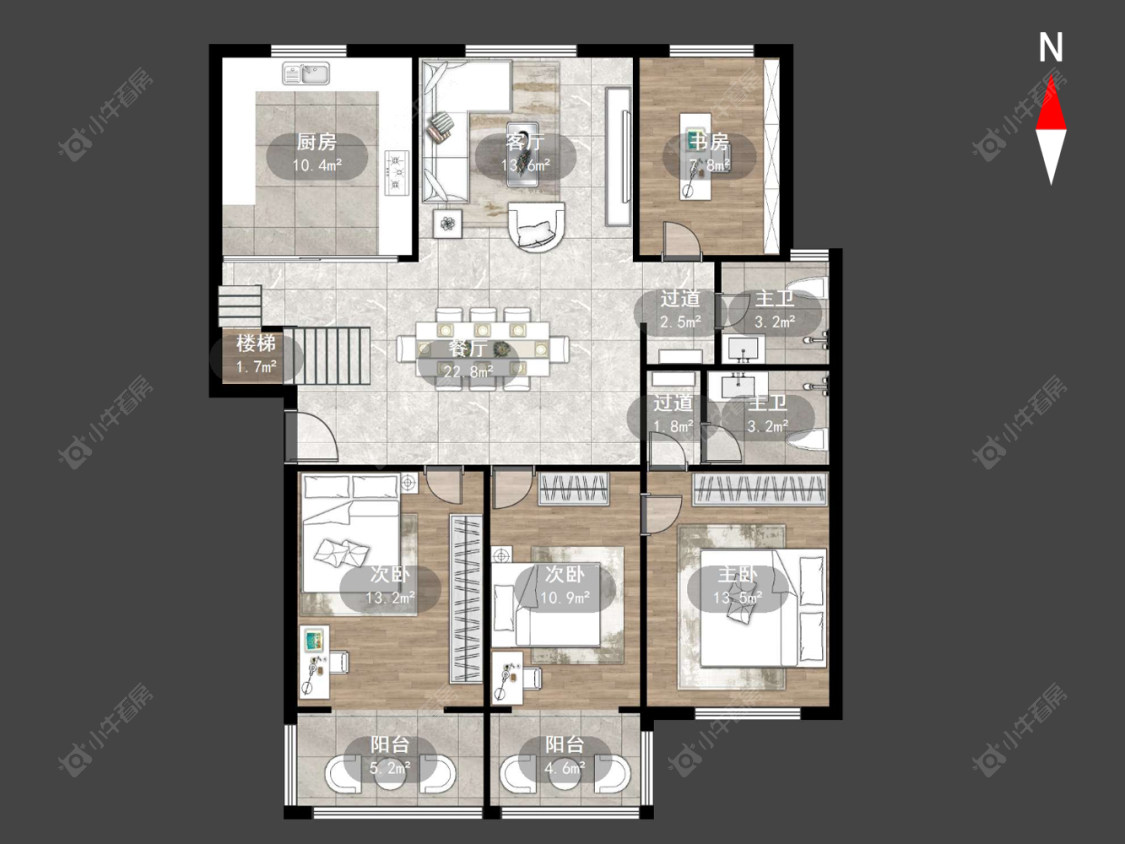 常州芦墅广景苑在售二手房源户型图_小牛看房