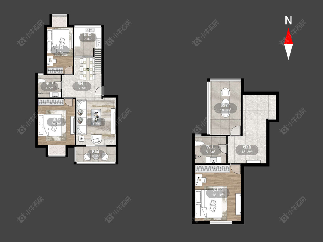 常州陈渡新苑在售二手房源户型图_小牛看房