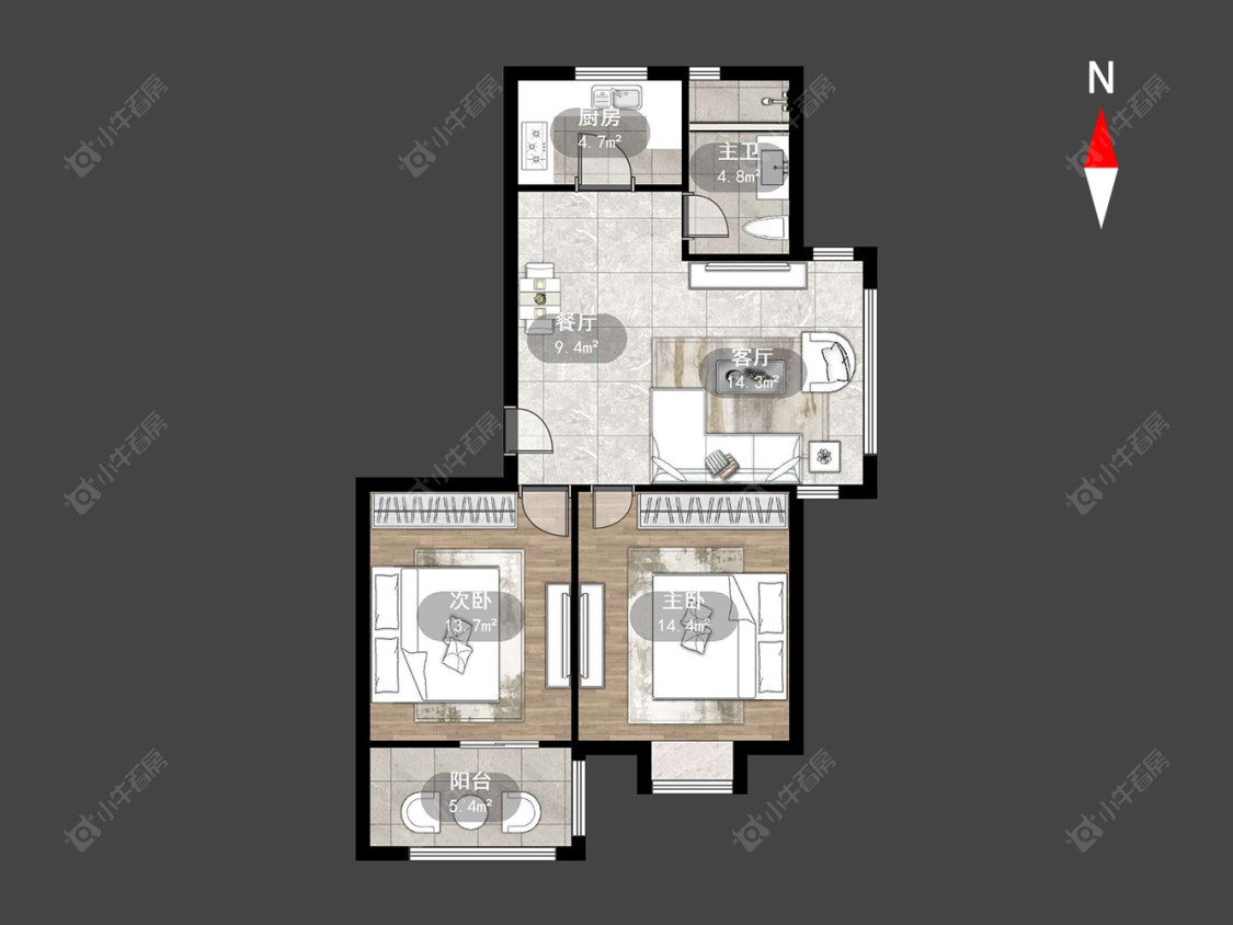 都市桃源一期房源户型图 常州都市桃源一期在售二手房源户型图_小牛看房