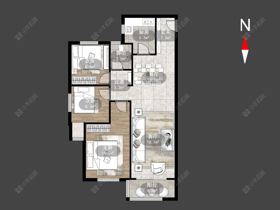 常州兰蕙佳园在售二手房源户型图_小牛看房