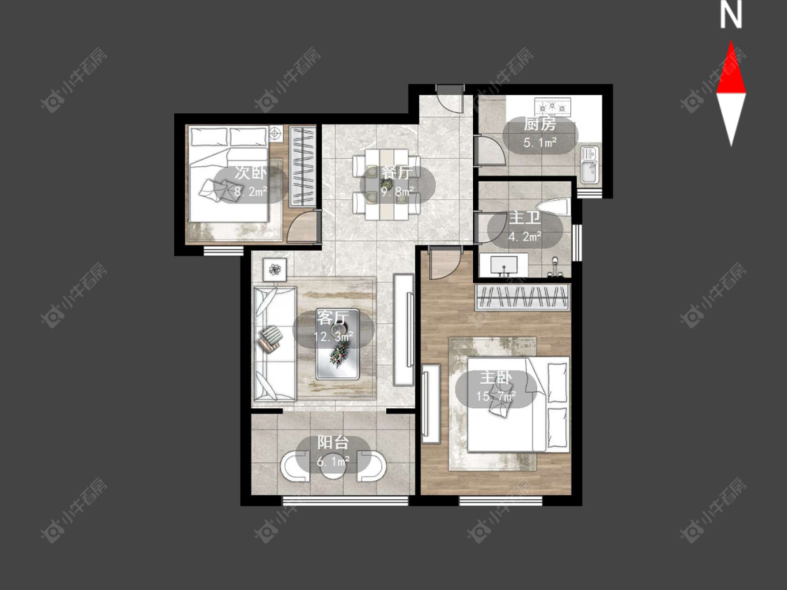 常州金新御园在售二手房源户型图_小牛看房