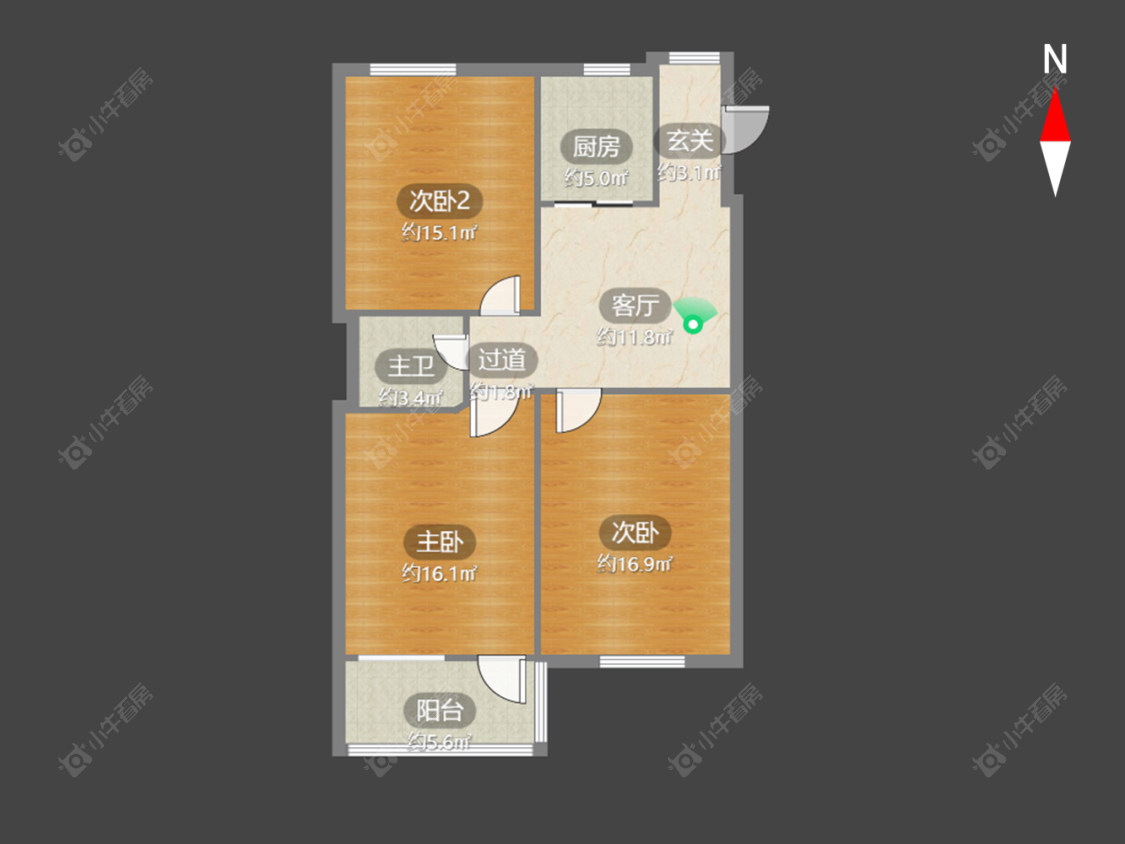 常州椿桂坊在售二手房源户型图_小牛看房