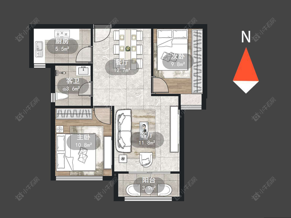 常州怡美花园在售二手房源户型图_小牛看房