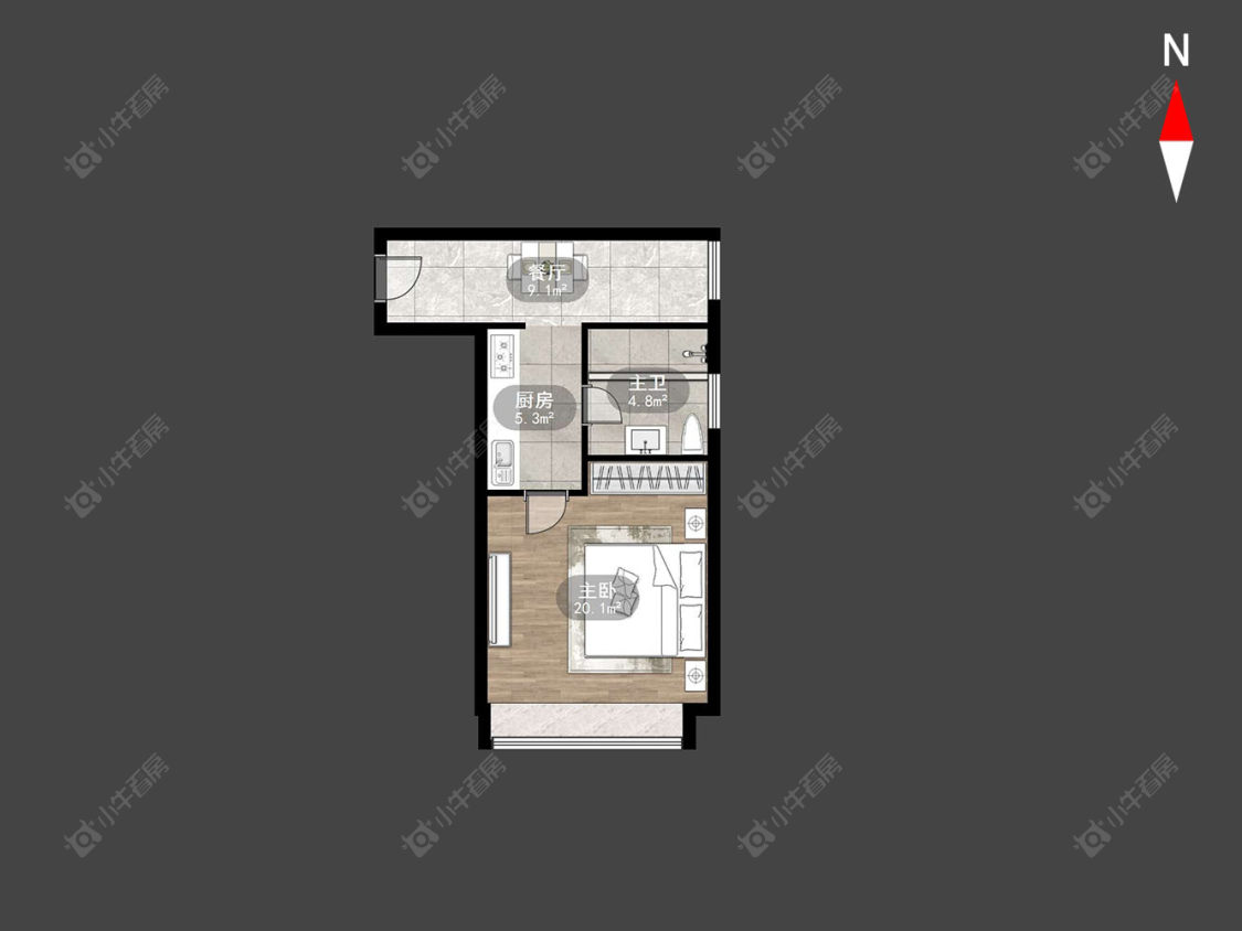宝龙城市广场房源户型图 常州宝龙城市广场在售二手房源户型图_小牛看房