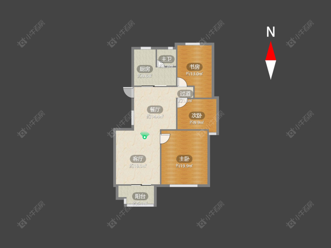 常州怡康花园在售二手房源户型图_小牛看房