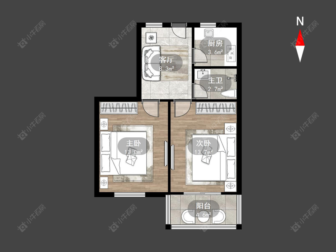 常州清潭新村在售二手房源户型图_小牛看房