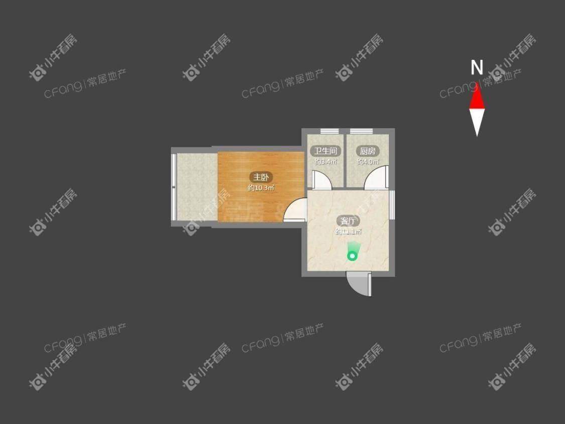常州德禾豪景租房_德禾豪景1室1厅房源出租