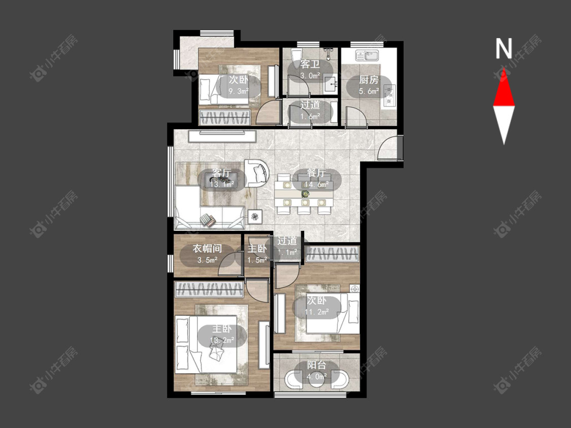 常州泰盈八千里在售二手房源户型图_小牛看房
