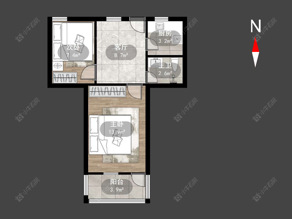 常州东仓桥在售二手房源户型图_小牛看房