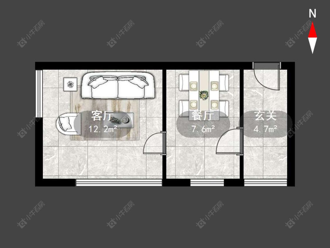 常州宝龙城市广场在售二手房源户型图_小牛看房