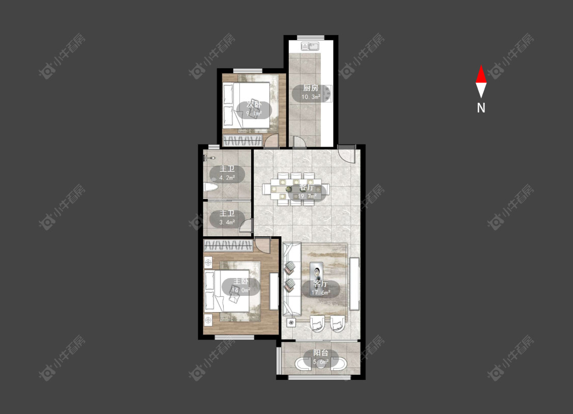 常州兆丰花苑在售二手房源户型图_小牛看房