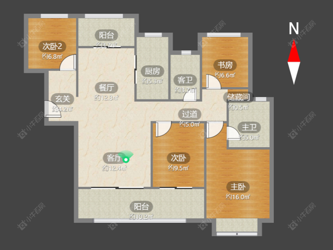 雅居乐凤凰台房源户型图 常州雅居乐凤凰台在售二手房源户型图_小牛看房