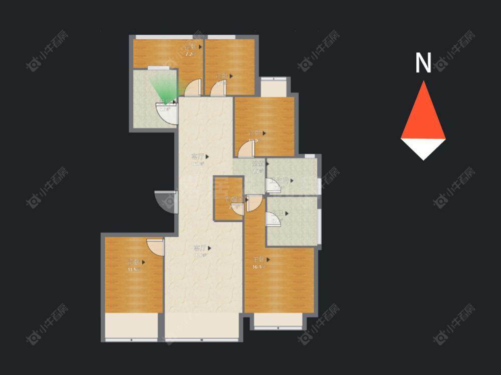 常州玉兰广场二期在售二手房源户型图_小牛看房