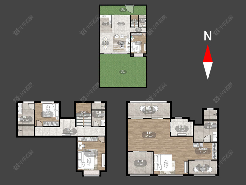 常州璞樾春秋在售二手房源户型图_小牛看房