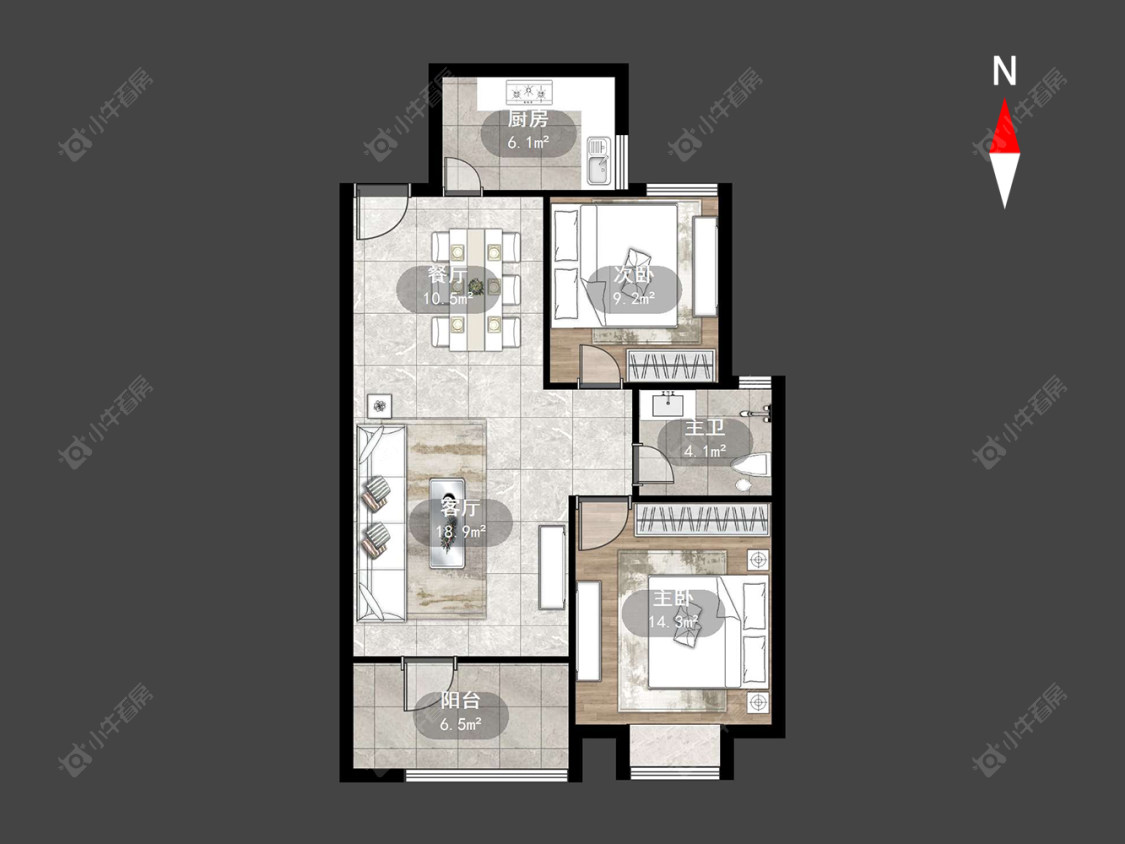 常州青建鼎都在售二手房房源户型图_小牛看房