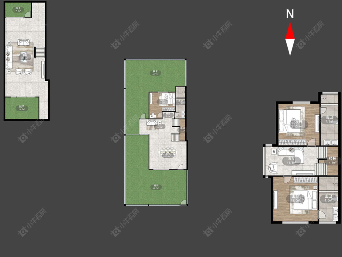 常州漫山花海（唐顿庄园）在售二手房源户型图_小牛看房