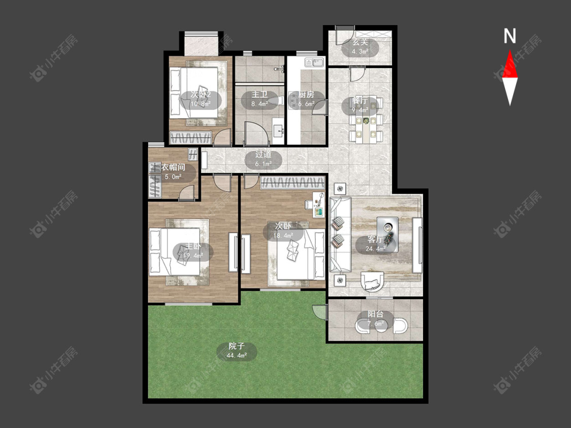 常州都市桃源三期在售二手房源户型图_小牛看房