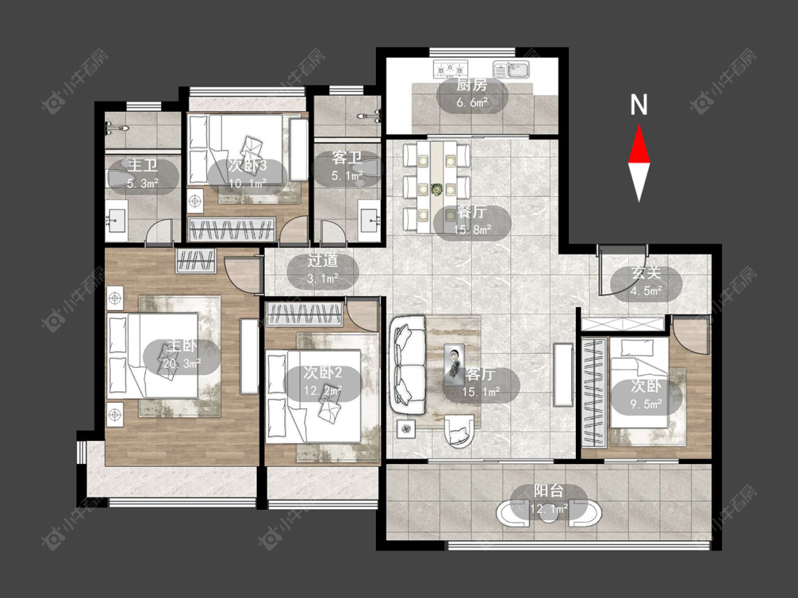 绿地香港名墩道房源户型图 常州绿地香港名墩道在售二手房源户型图_小牛看房