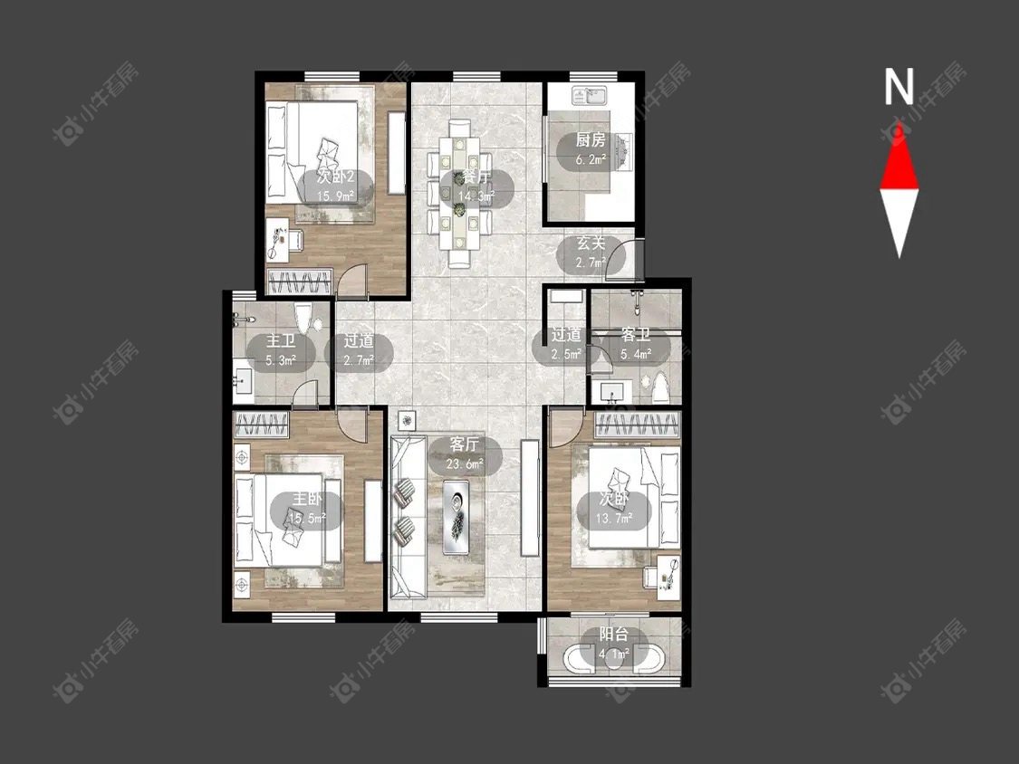 泰山二村房源户型图 常州泰山二村在租房源户型图_小牛看房