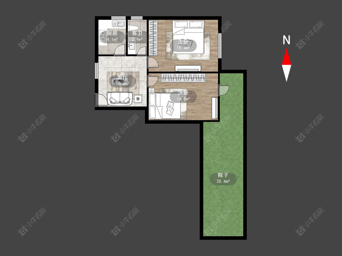 常州红梅新村在售二手房源户型图_小牛看房