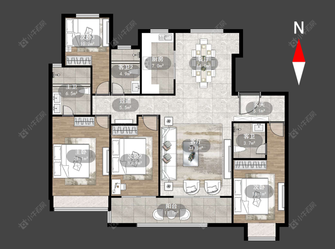 常州雅居乐熙悦府在售二手房源户型图_小牛看房