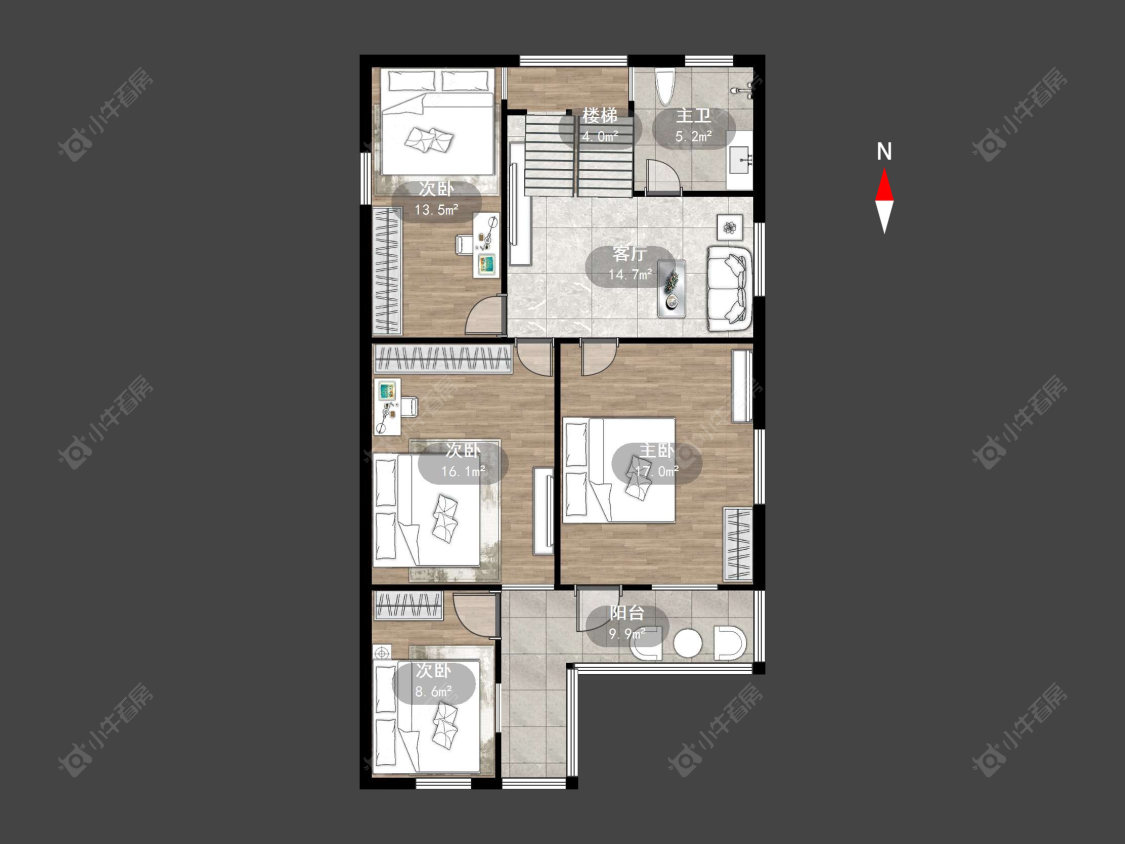 常州雷达路在售二手房源户型图_小牛看房