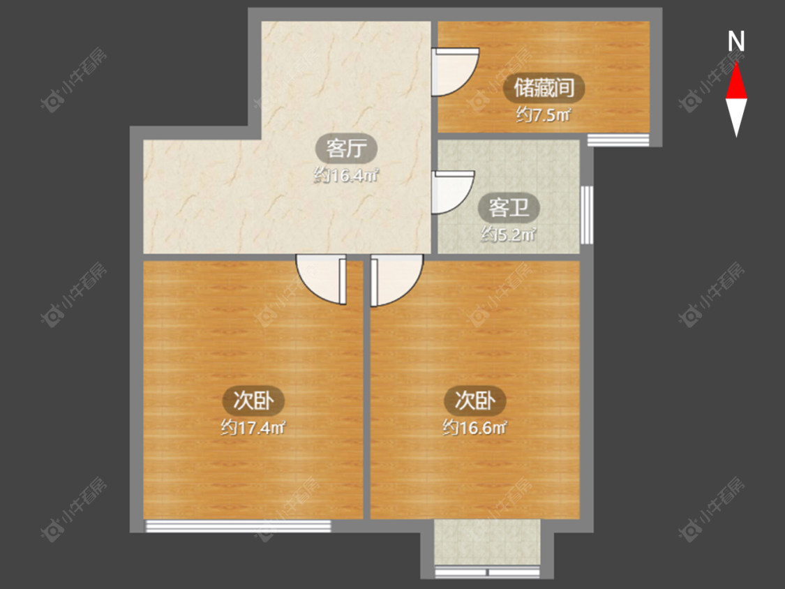 常州星鑫家园二期在售二手房源户型图_小牛看房