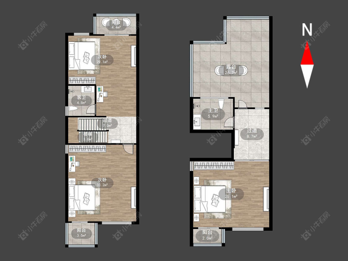 紫廷名苑房源户型图 常州紫廷名苑在售二手房源户型图_小牛看房