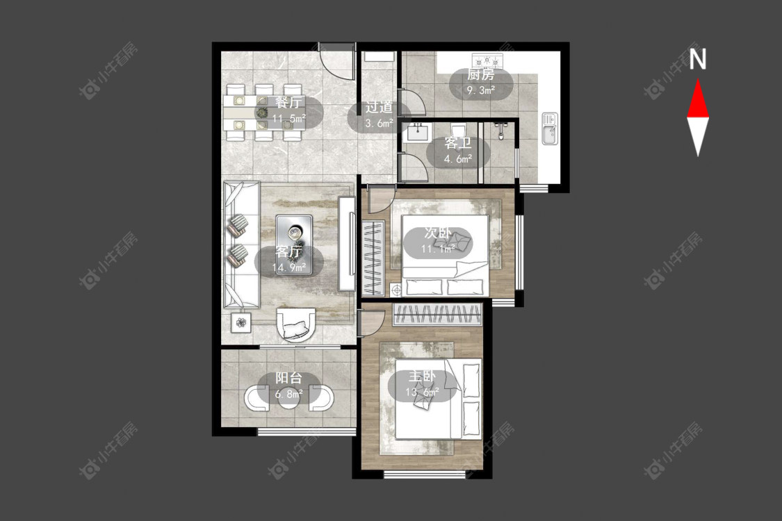 星河国际七区房源户型图 常州星河国际七区在售二手房源户型图_小牛看房