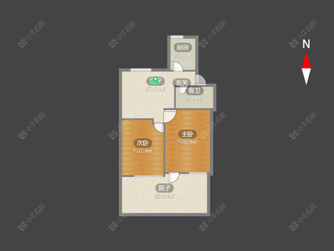 翠竹新村东北区房源户型图 常州翠竹新村东北区在售二手房源户型图_小牛看房