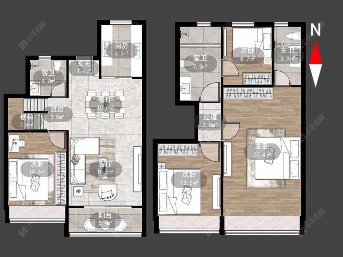 碧桂园浅水湾房源户型图 常州碧桂园浅水湾在售二手房源户型图_小牛看房