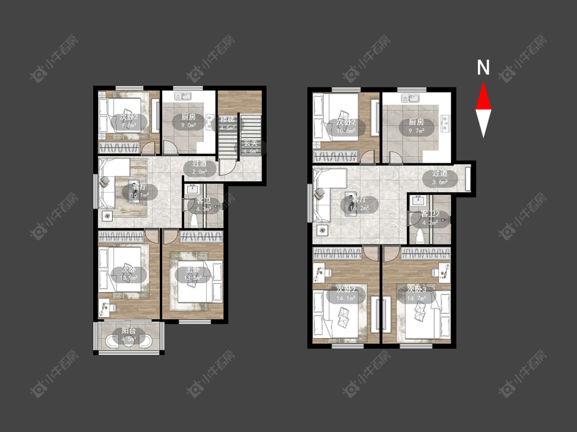 常州锦绣花园在售二手房源户型图_小牛看房
