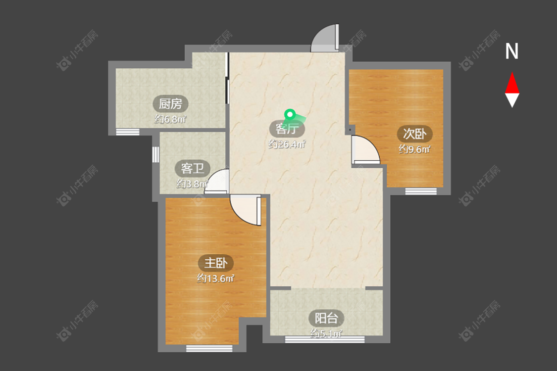 新城域一期房源户型图 常州新城域一期在售二手房源户型图_小牛看房