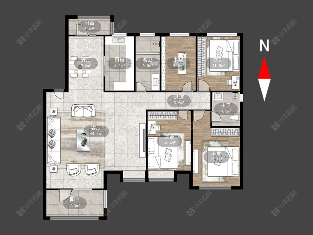 丰乐公寓北区房源户型图 常州丰乐公寓北区在售二手房源户型图_小牛看房
