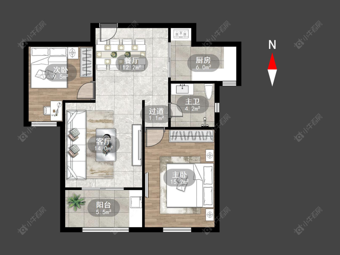 清水湾花园二期房源户型图 常州清水湾花园二期在售二手房源户型图_小牛看房