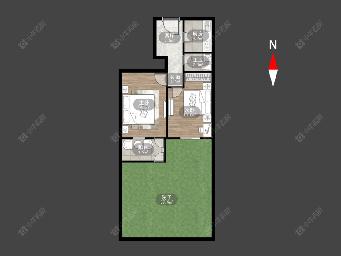 新市路房源户型图 常州新市路在售二手房源户型图_小牛看房